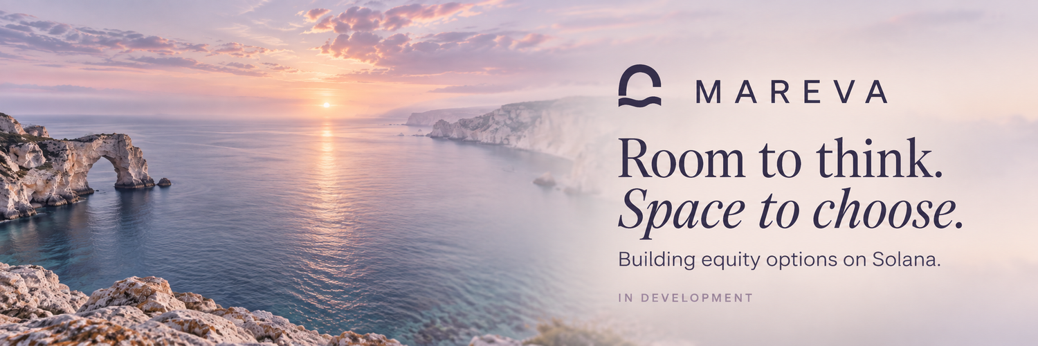 Banner MAREVA — Room to think. Space to choose.